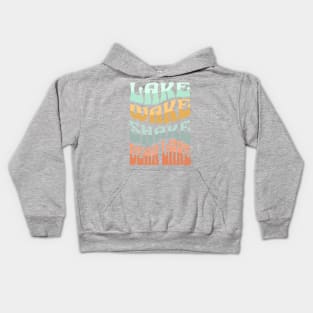 Bear Lake Utah Lake Wake Shake Bear Lake Idaho Kids Hoodie